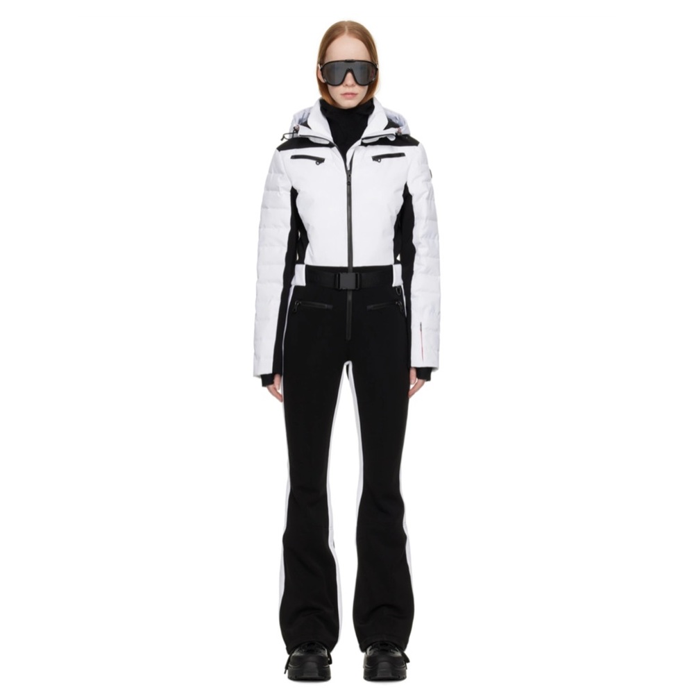 ERIN SNOW Black & White Luna Ski Suit